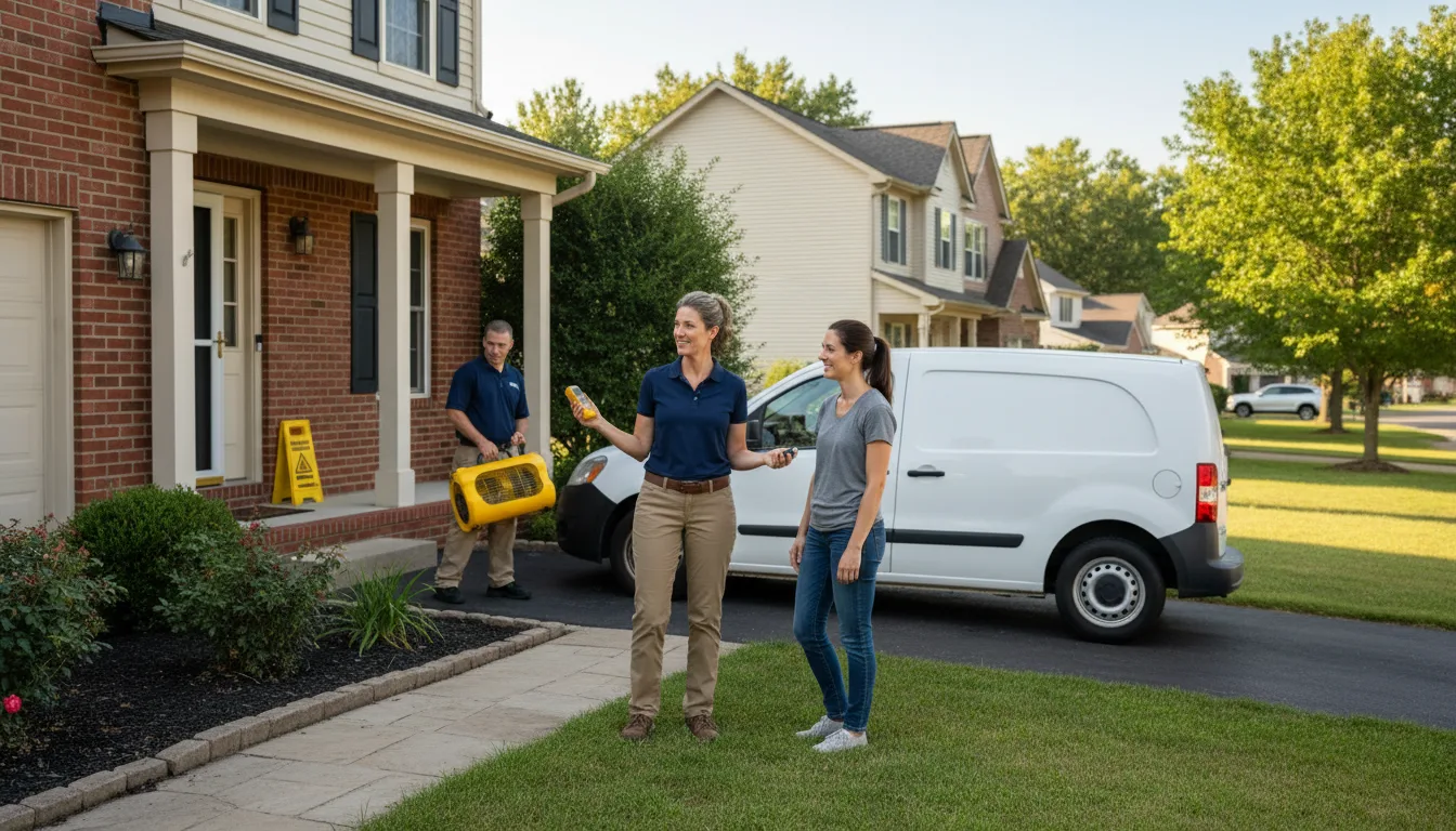 Water restoration image for Flood Water Cleanup, Removal And Restoration Services in Sykesville, MD